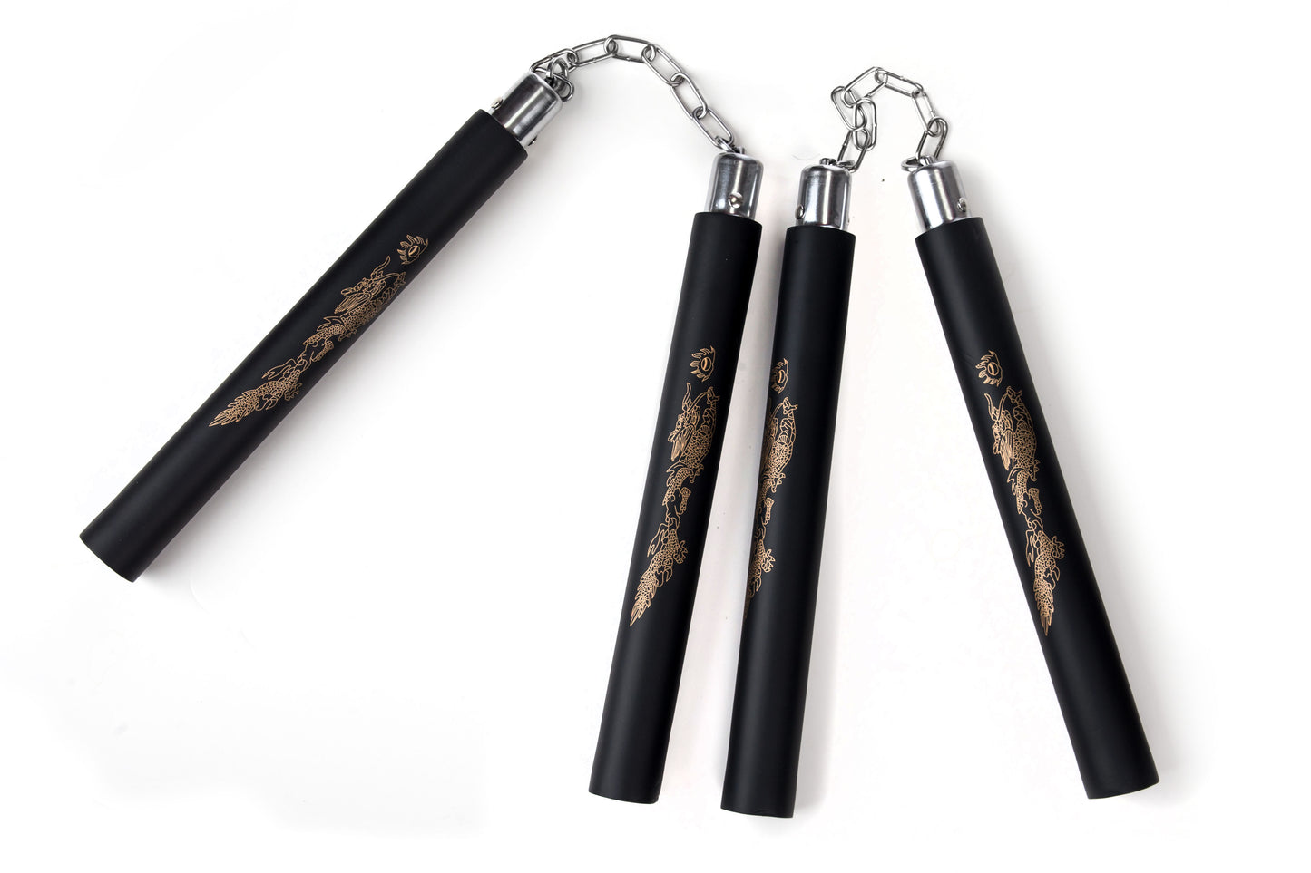 Twinpack foam nunchucks/nunchackus
