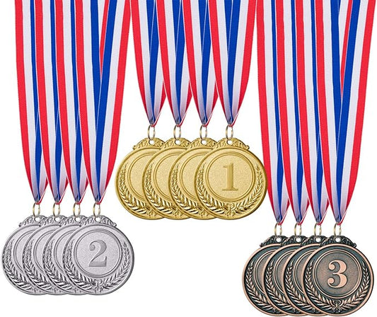 Gold, Silver and Bronze medals